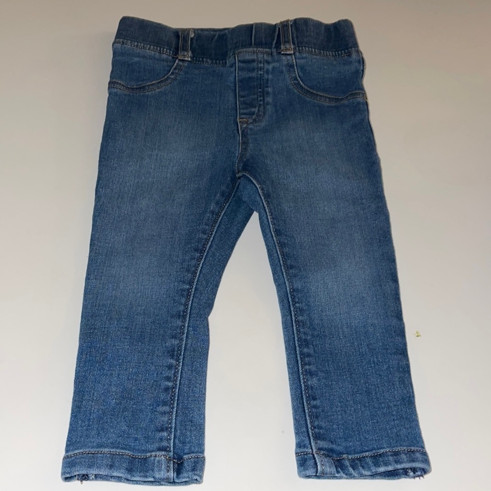 Garanimals infant girl leggings denim pant Sz 18m